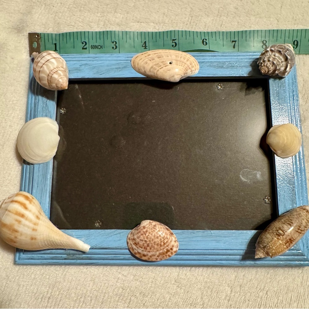 Seashell Blue Picture Frame